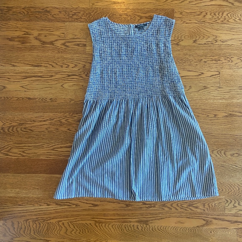 French connection smocked dress